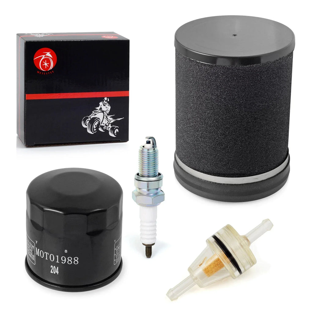 Air Filter Oil Filter Spark Plug for Kawasaki Prairie 360 KVF360 (2003–2013)