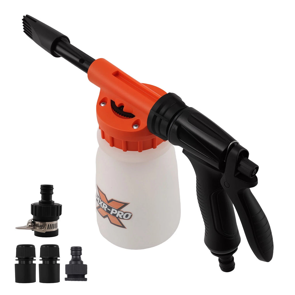 Foam Cannon for Garden Hose - Adjustable Soap Ratio Car Wash Tool
