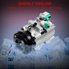 A/C Compressor with Clutch for Kia Sorento V6 3.5L (2003–2006)
