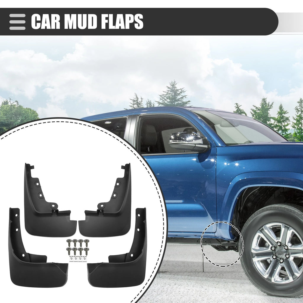 Set of 4 Mud Flaps Splash Guards for Ford Edge SE (2019–2022)