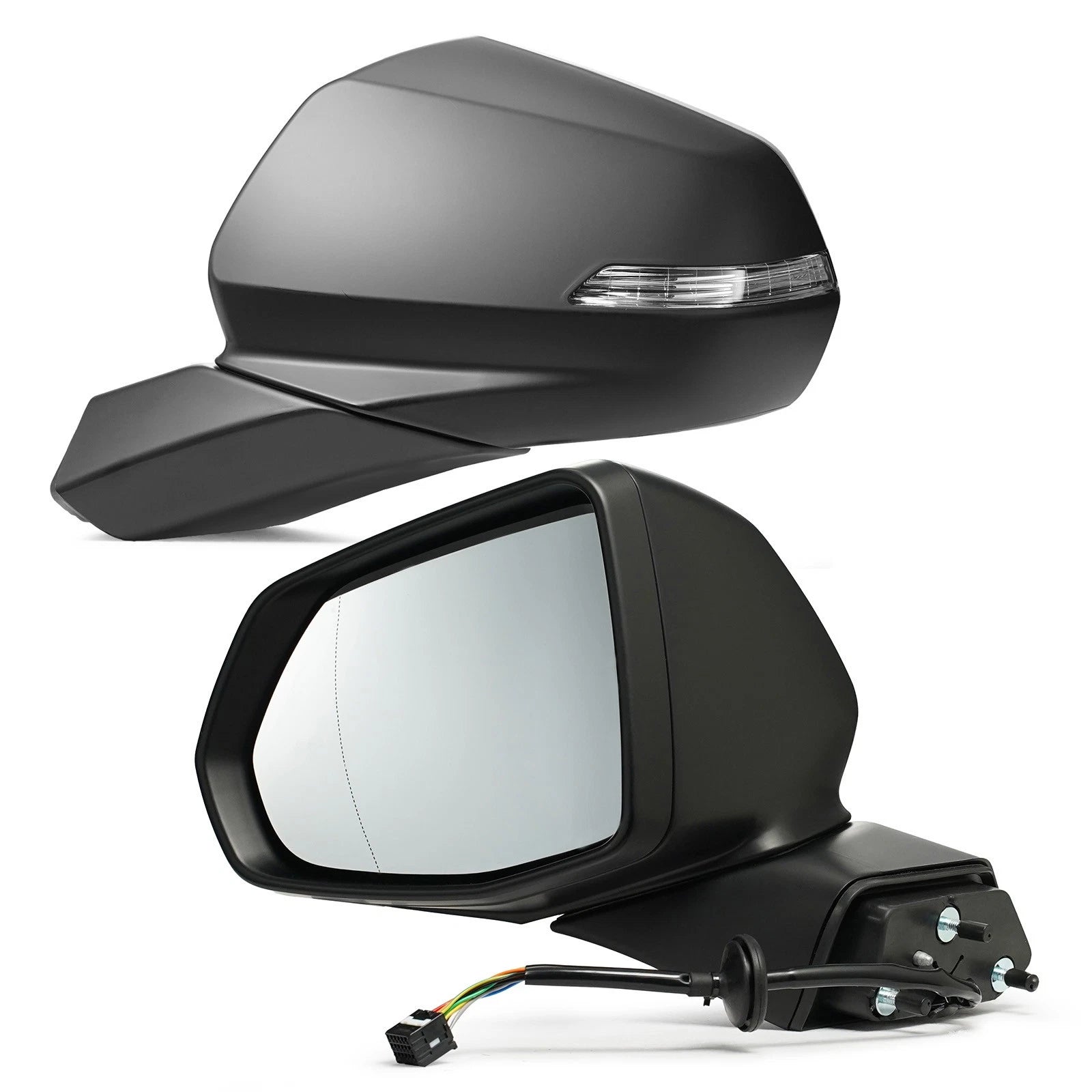 Left Side Mirror for Chevy Blazer (2019–2026) w/Turn Signal, Power Adjust, 7 Pins