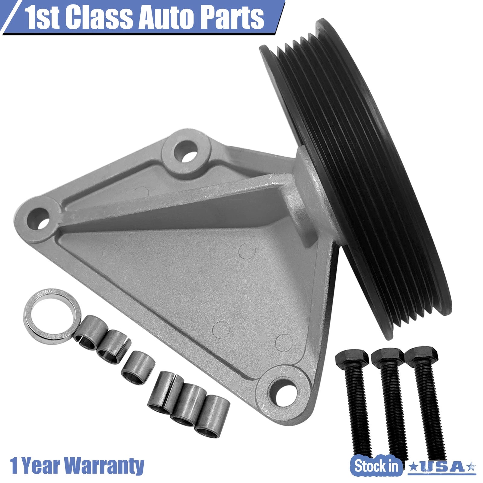 AC Compressor Bypass Pulley for Ford Taurus Sable 1988–1995 3.8L V6