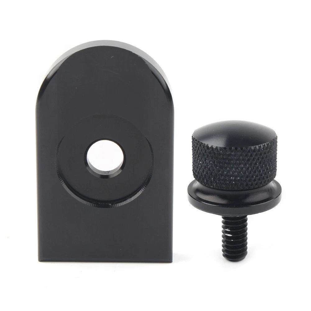 Rear Fender Seat Bolt Screw Nut Tab Cover for Harley Touring (1996–2023) Black