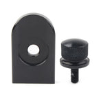 Rear Fender Seat Bolt Screw Nut Tab Cover for Harley Touring (1996–2023) Black