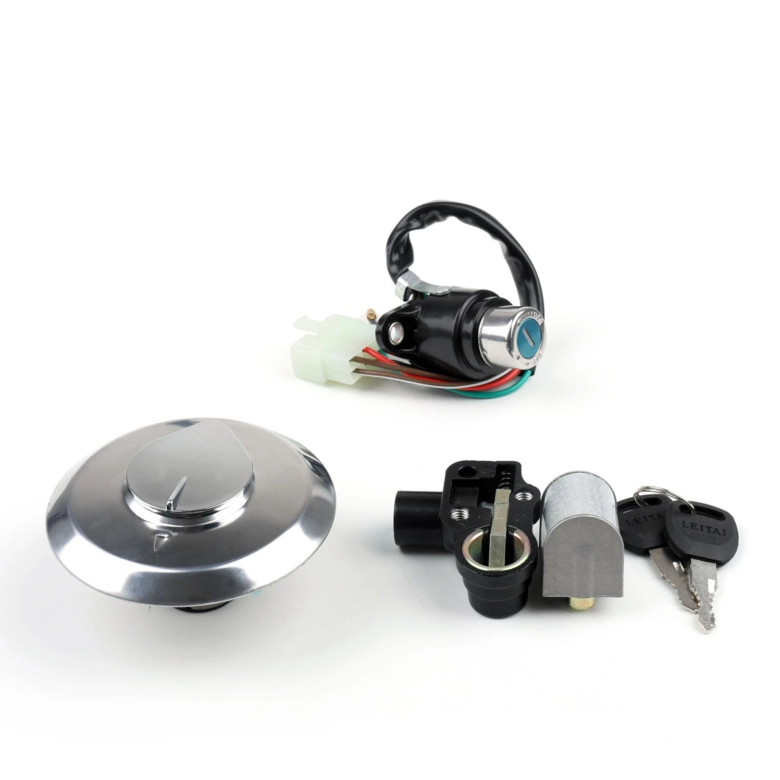 Ignition Switch Lock & Fuel Gas Cap Key Set for Honda CBT125 (2010–2015)