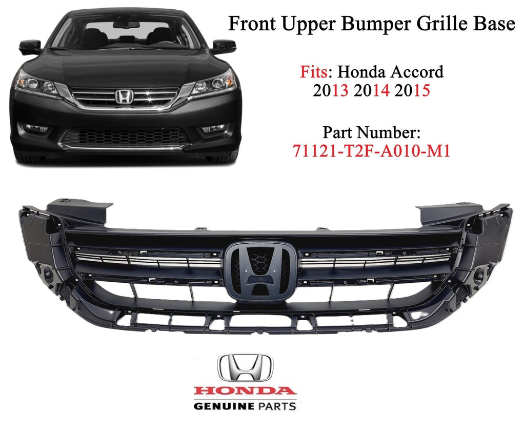 Front Bumper Upper Grille for Honda Accord (2013–2015) 71121-T2F-A010-M1