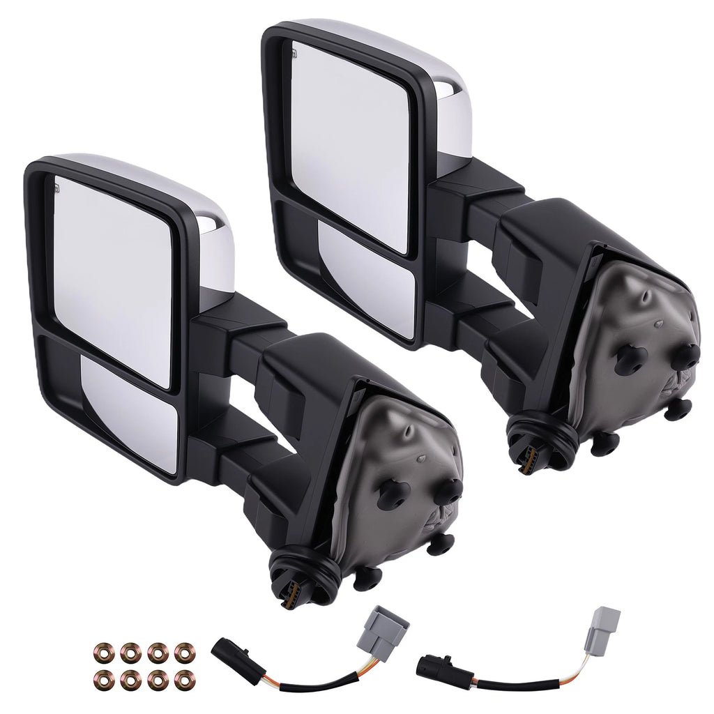 Power Side Mirror for Ford F-450 Super Duty (1999–2007) Manual Telescoping