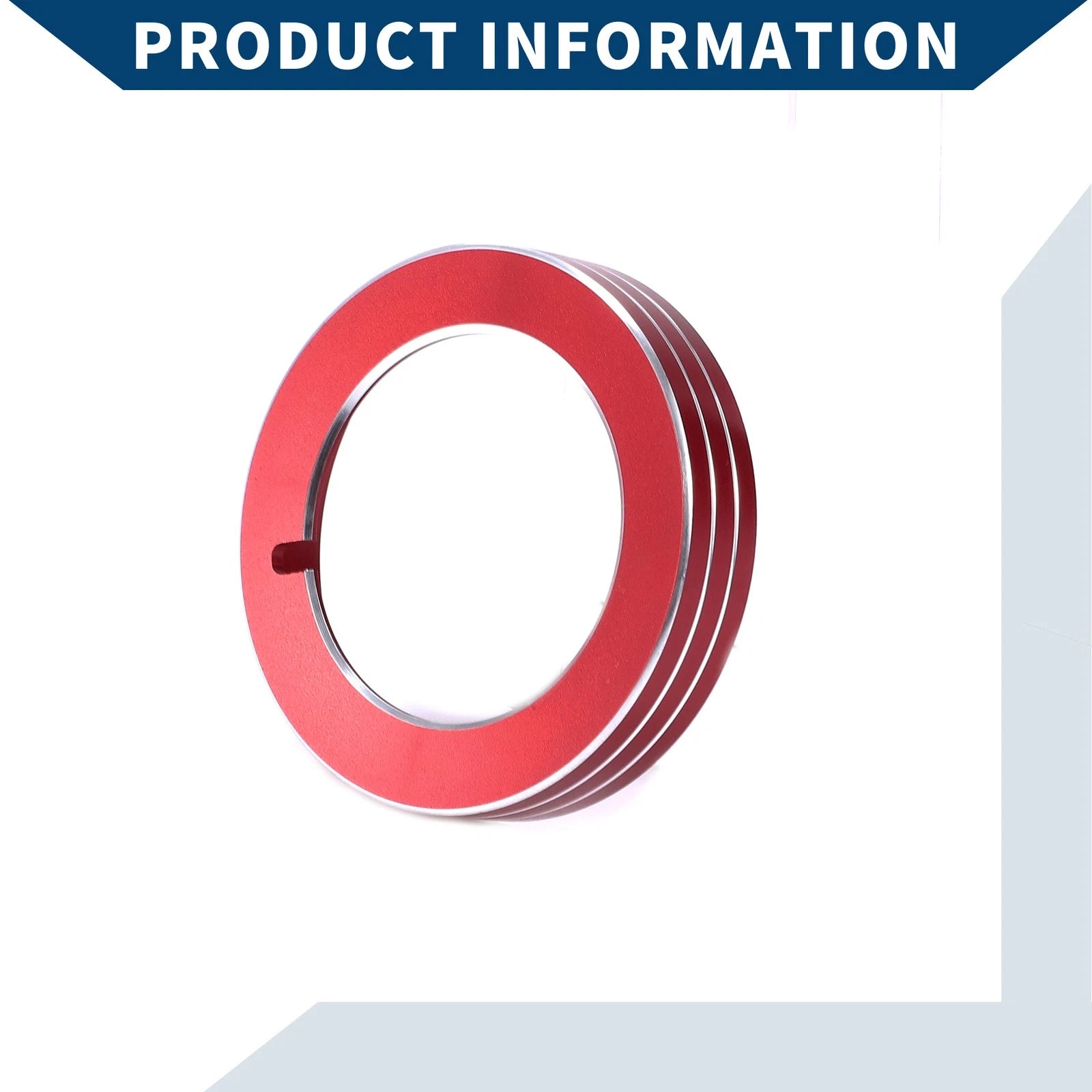 Headlight Switch Knob Cover Ring for Ford Mustang (2015–2020) Red