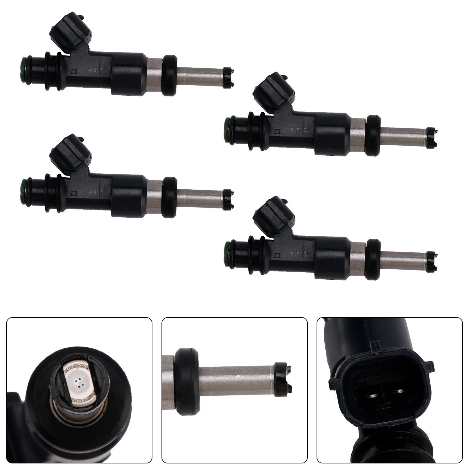 Set of 4 Fuel Injectors for Yamaha YZF-R1 (2004–2006) 5VY-13761-00-00