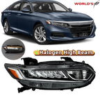LED Headlights with DRL Signal for Honda Accord (2018–2020) Chrome