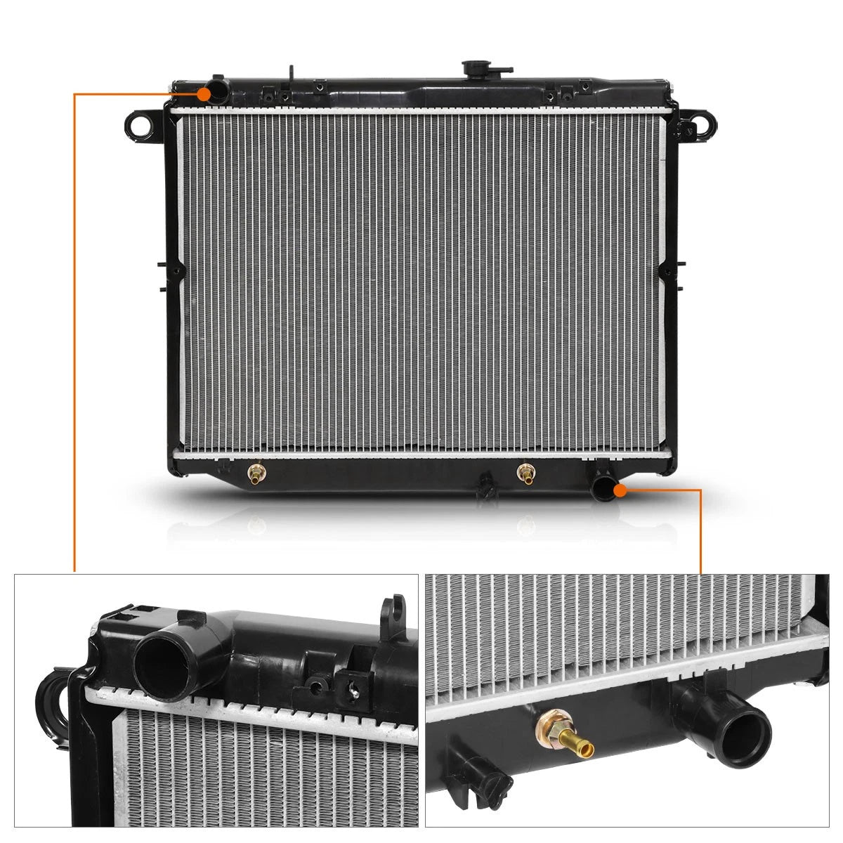 Aluminum Cooling Radiator for Toyota Land Cruiser/LX470 (1998–2007) DPI-2282