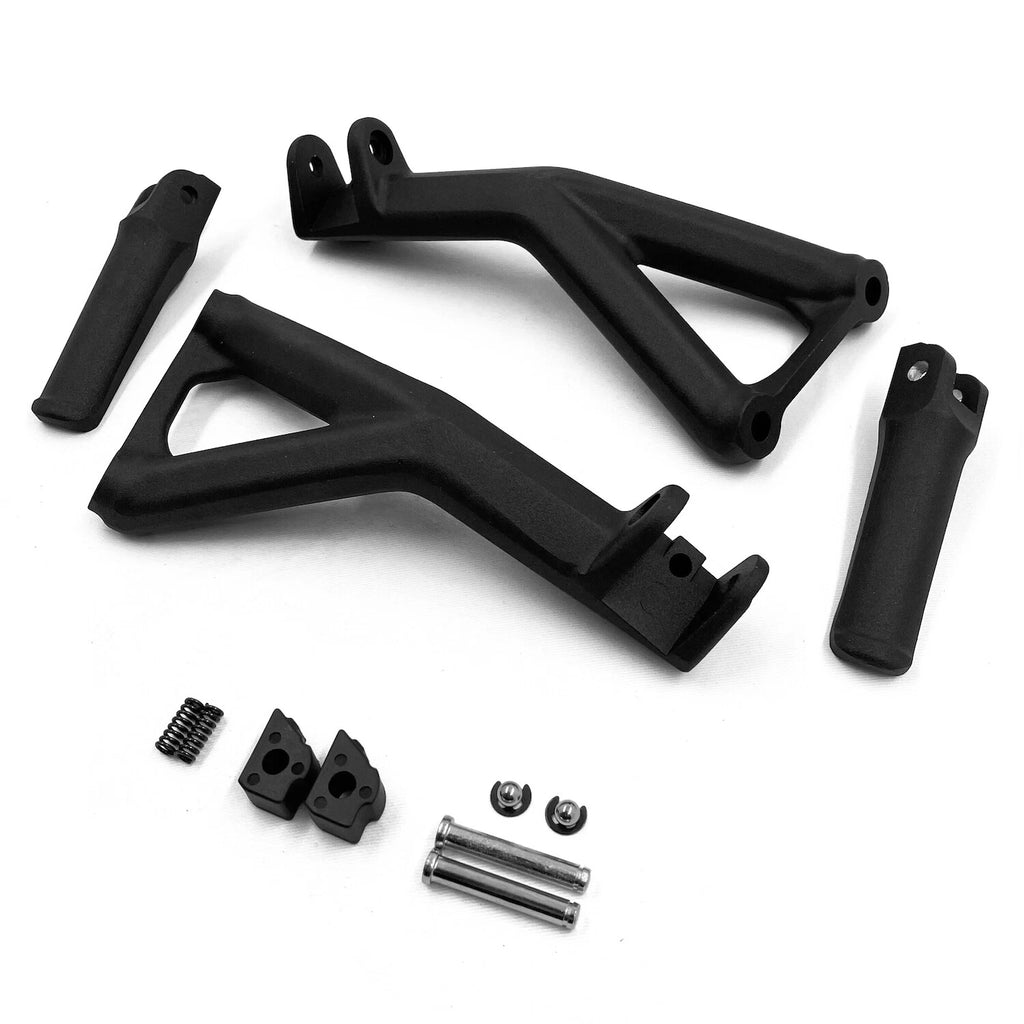 Black Rear Passenger Footpeg Bracket Pedal for Ducati Panigale V4/S (2018–2020)