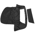 Black Convertible Soft Top with Window for Chevy C4 Corvette (1986–1993)