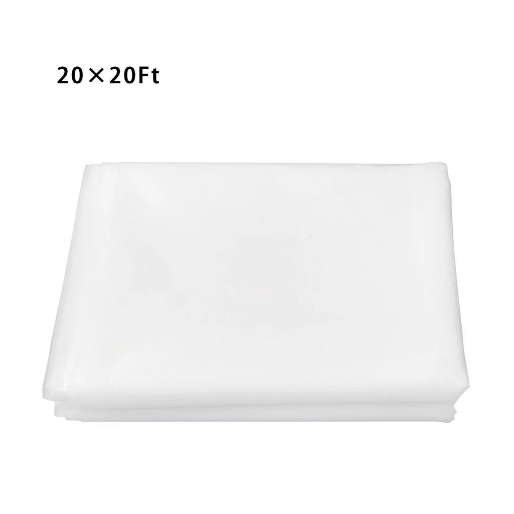 Clear Polyethylene Greenhouse Plastic Sheeting 20 x 20 ft