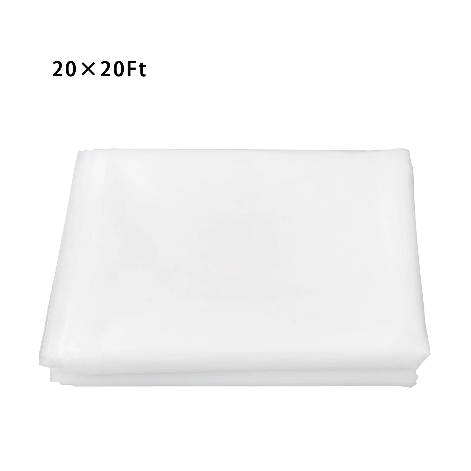 Clear Polyethylene Greenhouse Plastic Sheeting 20 x 20 ft