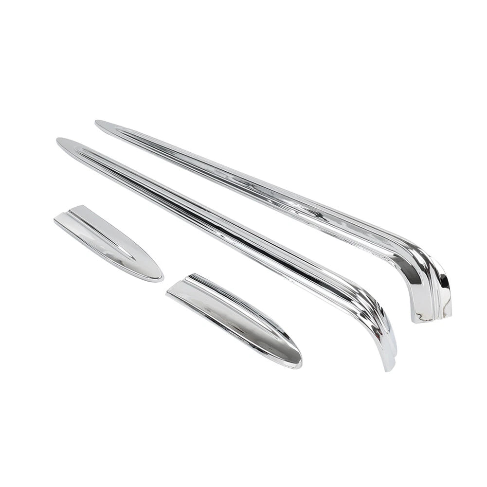 Chrome ABS Hard Saddlebag Lid Accent for Harley Street Glide FLHX, Road King FLHR (2014–2023)