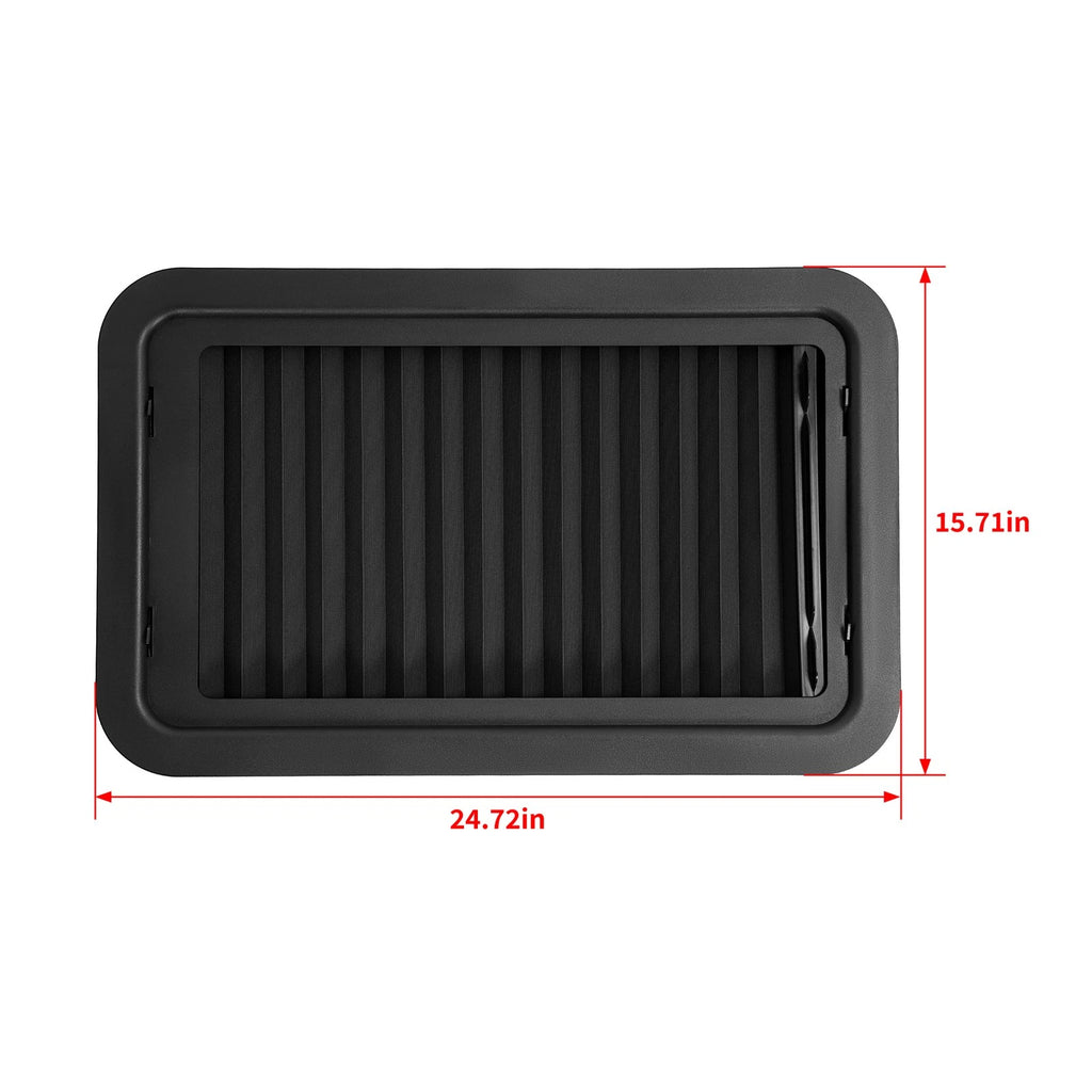 Tinted RV Window with Venetian Blinds for Camper Trailer (24" x 15")