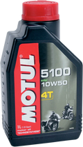 MOTUL 5100 4T Synthetic Blend Oil 10W-50 for Motorcycles (1L) 104074