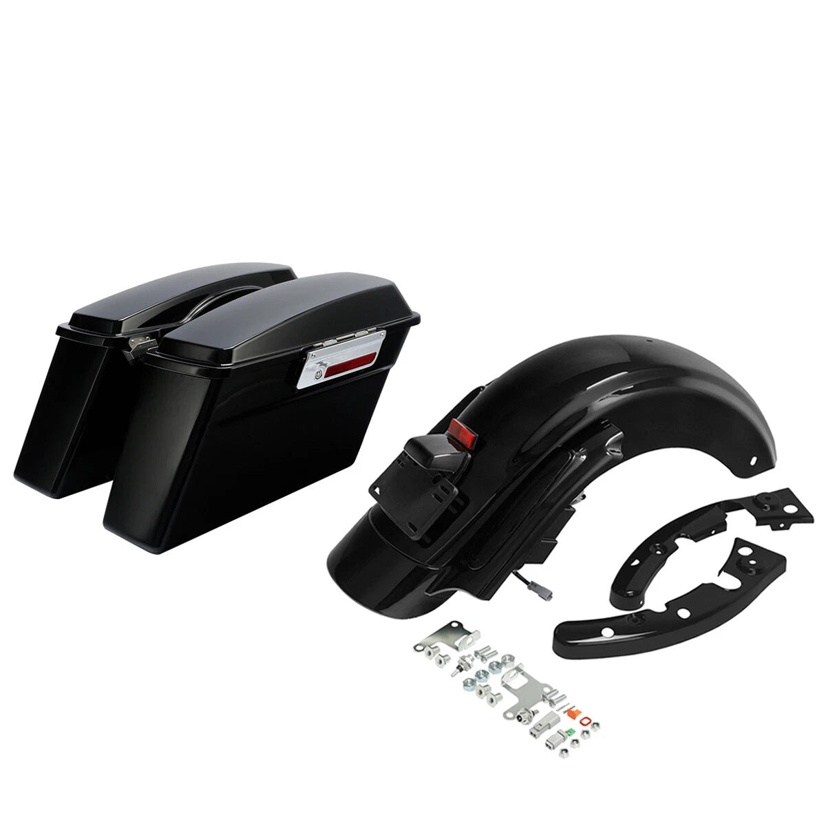 Saddlebag Smoked LED Rear Fender for Harley CVO Road Street Glide (2009–2013)