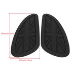 Fuel Tank Knee Pads Union Jack for Bonneville T100 Thruxton Scrambler T120 (2016–2023)