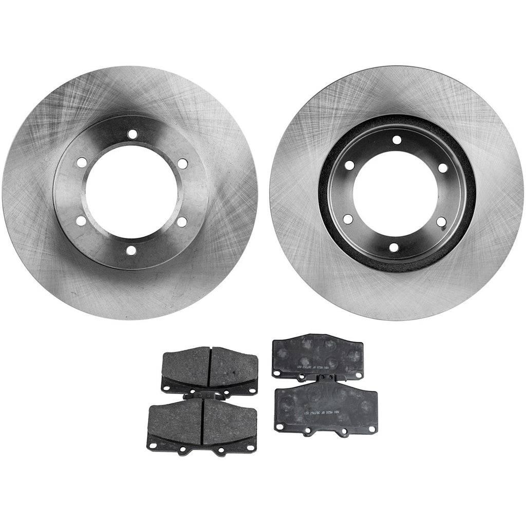 Disc Brake Rotor and Pad Kit for Toyota Pickup (1988–1995)