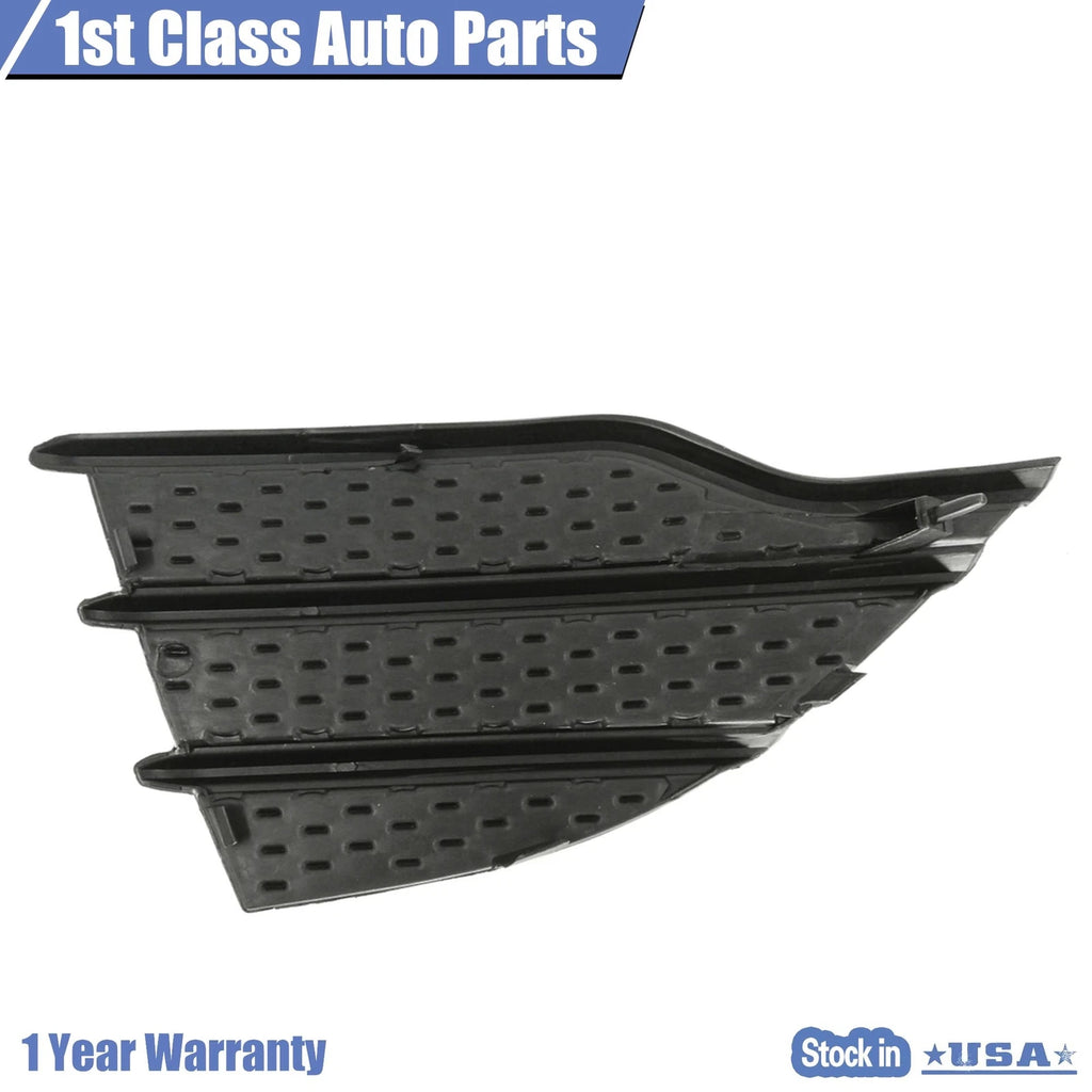 Set of 2 Bumper Cover Grille Inserts for Ford Escape (2013–2016) Black