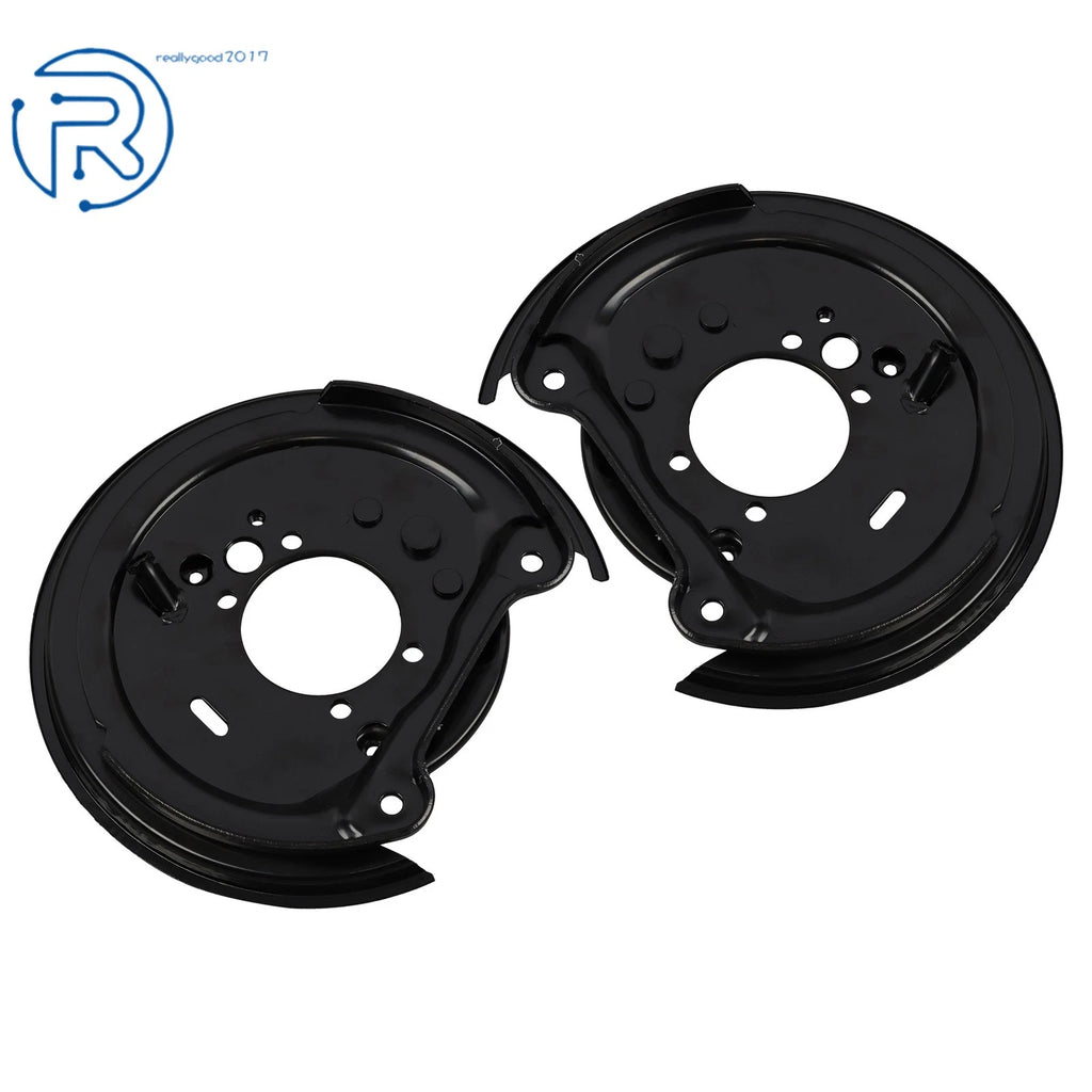 Set of 2 Rear Brake Rotor Backing Plates for Subaru Legacy Impreza (1992–2008) 698-416 698-417