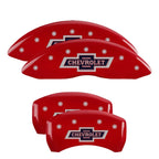 Red Caliper Covers Set of 4 Engraved for 2021–2023 Chevy Traverse