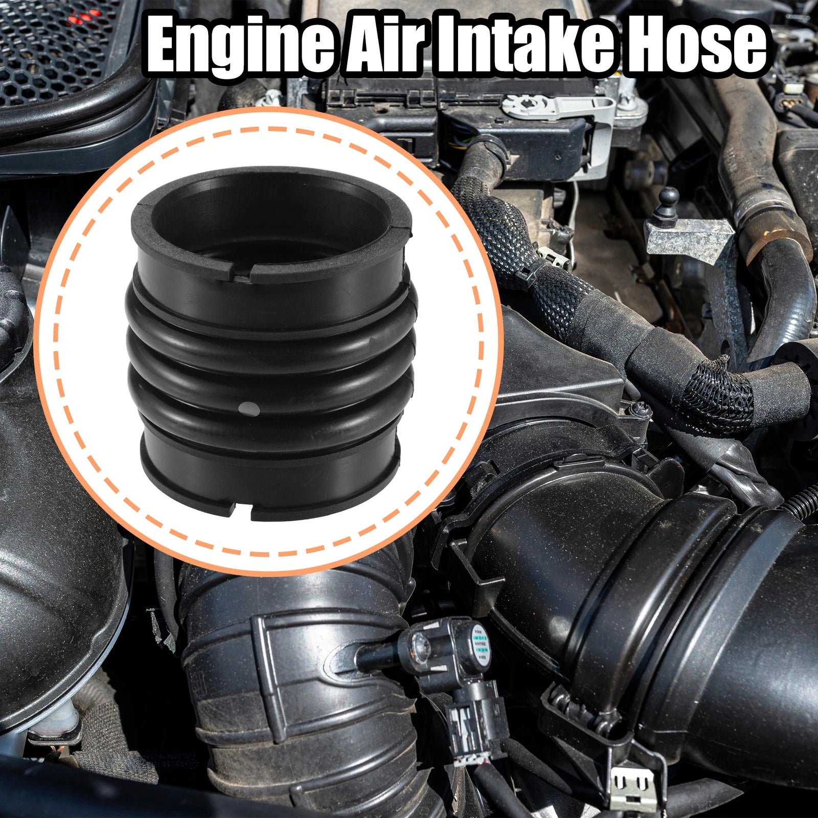 2 Pcs Engine Air Intake Hose for Toyota Solara (1999–2003) No. 17881-20090
