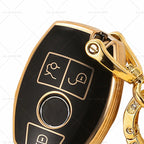 TPU Remote Car Key Fob Cover Case for Mercedes A B C E G S Class CLA (2010–2023)