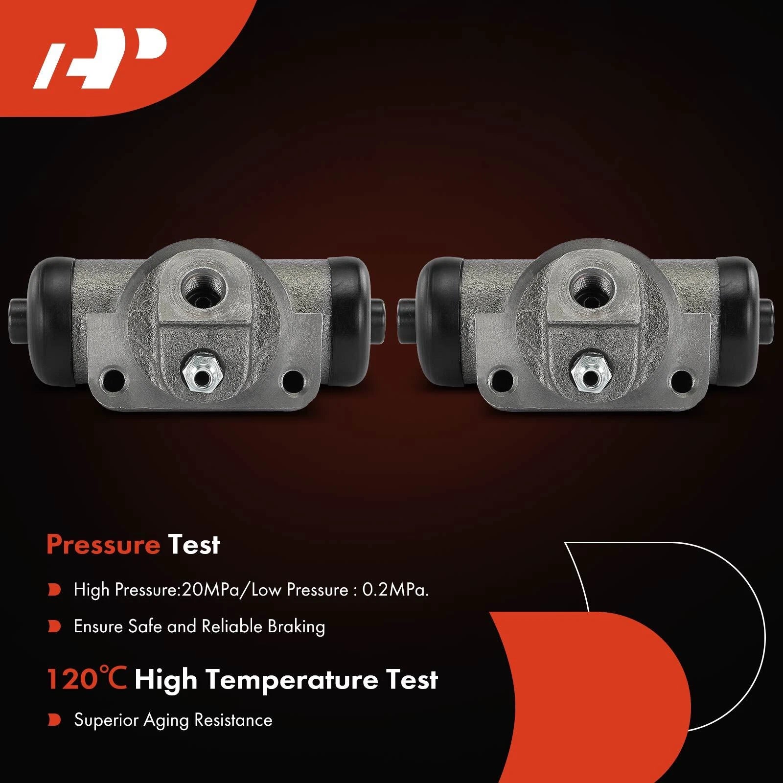 2X Rear Brake Wheel Cylinder for Chevy Camaro Pontiac Firebird (1993–1997)