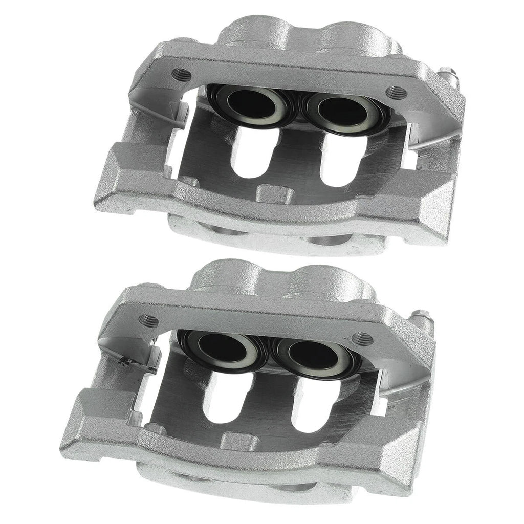 2X Rear Brake Caliper with Bracket for Ford F-350 Super Duty (2005–2012)