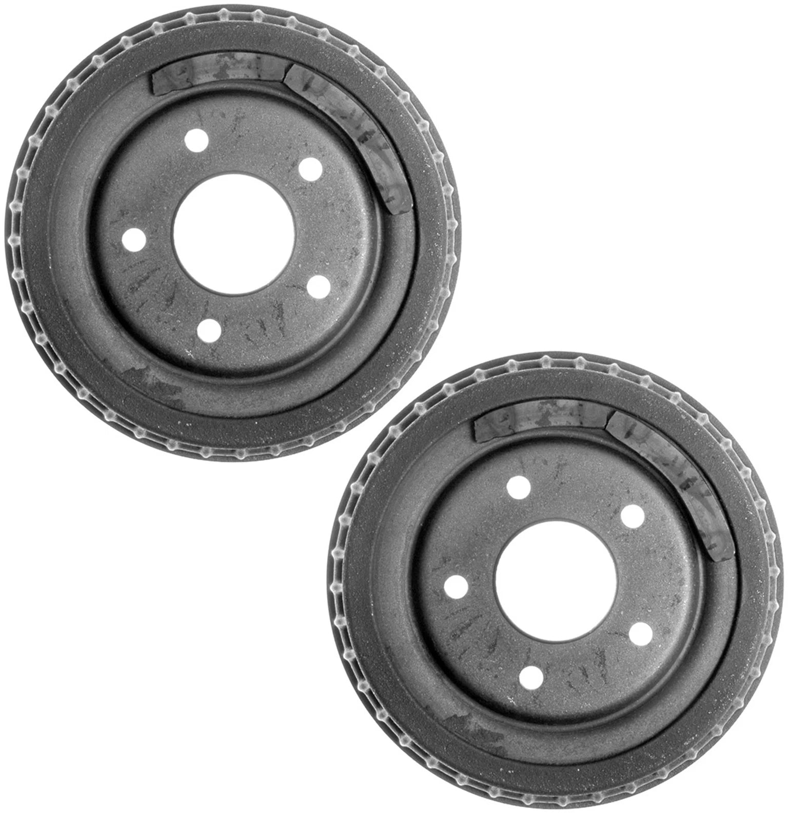 Set of 2 Rear Brake Drum Assemblies for GMC Chevy Pontiac Oldsmobile