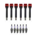 Set of 6 Ignition Coils & Iridium Spark Plugs for Audi A5 Quattro (2008–2017)