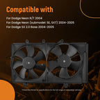 Electric Radiator Cooling Fan for Dodge Neon 2.0L (2004–2005) 5127521AB