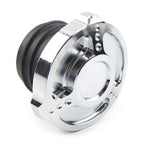 Aluminum Fuel Gas Tank Cap Cover for Harley Sportster Touring Softail Dyna (92-17)