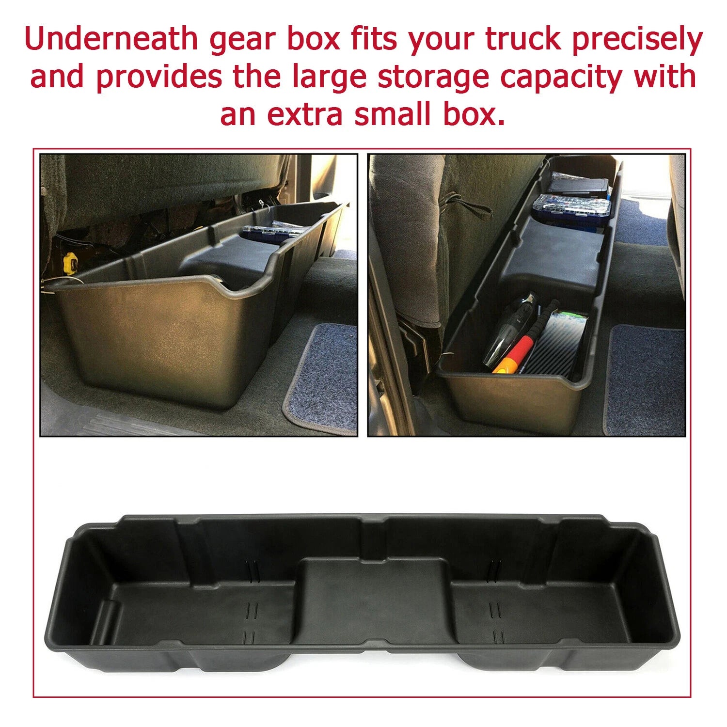 Under Seat Storage Box for Chevy GMC Silverado Sierra (1999-2006)