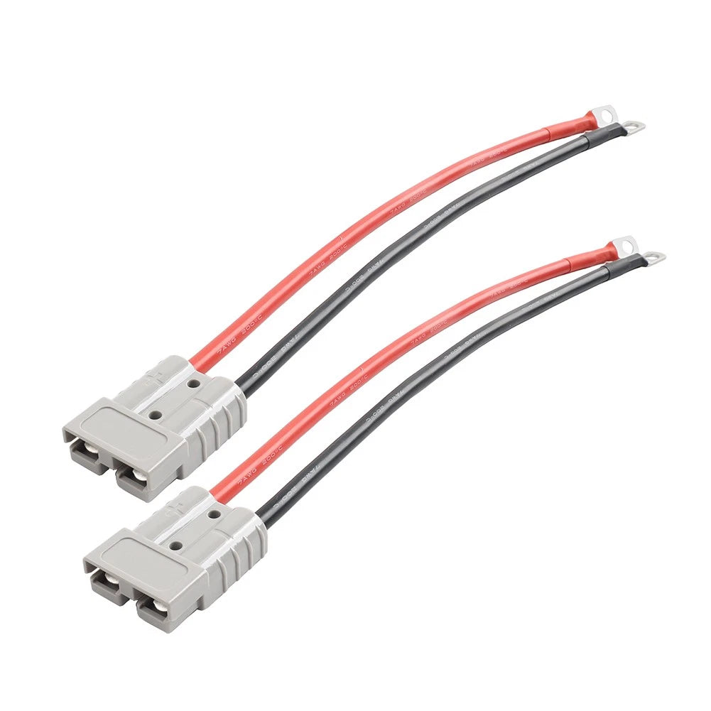 2X 7AWG 50A Battery Quick Connector Kit for Cars Tractors