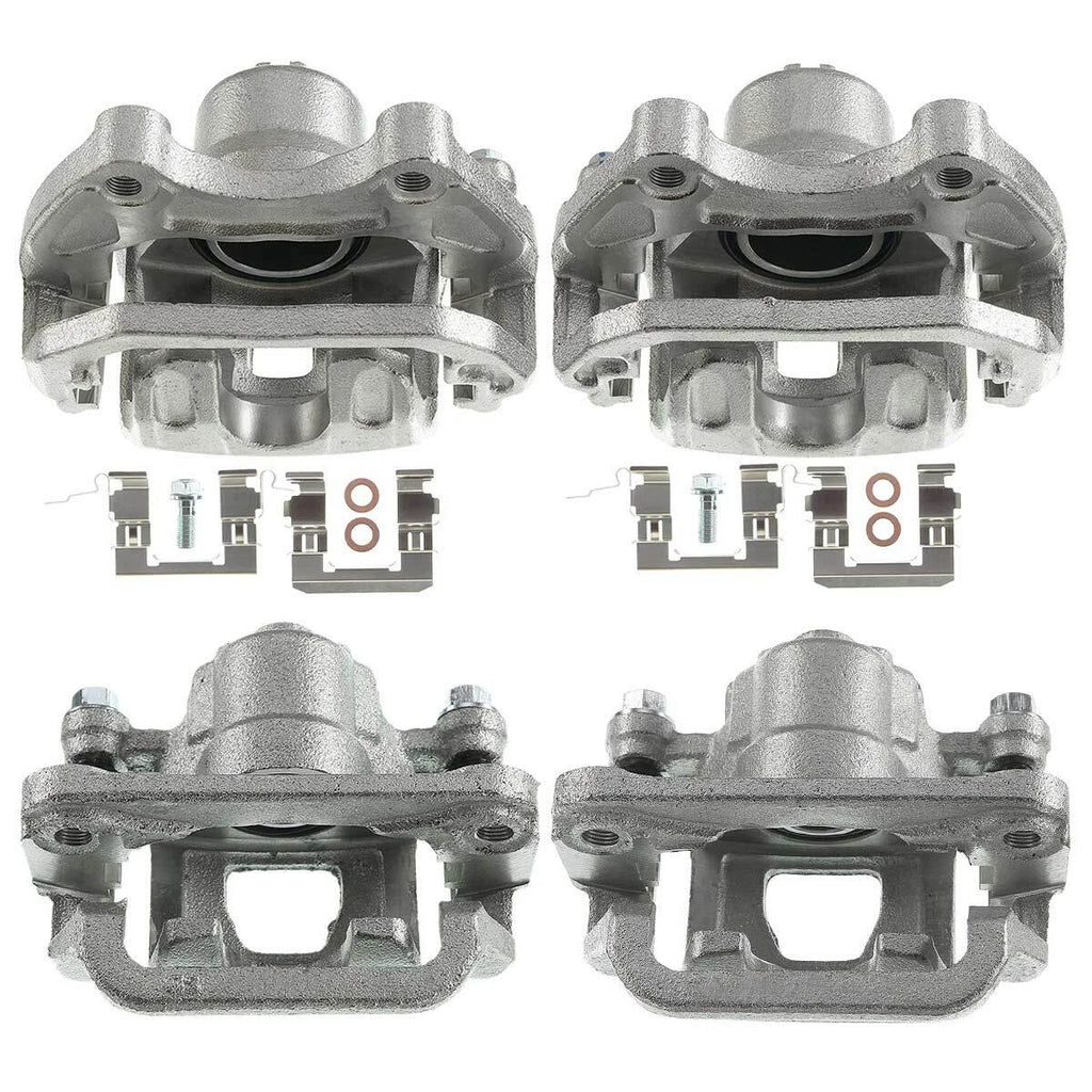 Set of 4 Brake Calipers with Bracket for Nissan Altima (2002–2006)