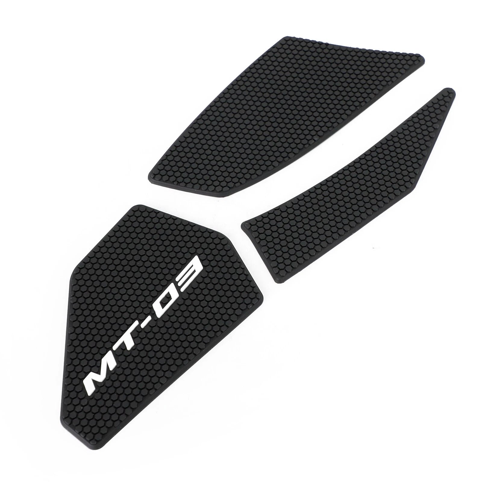 Black Side Tank Pads Grip Protectors for Yamaha MT-03 (2020–2022)
