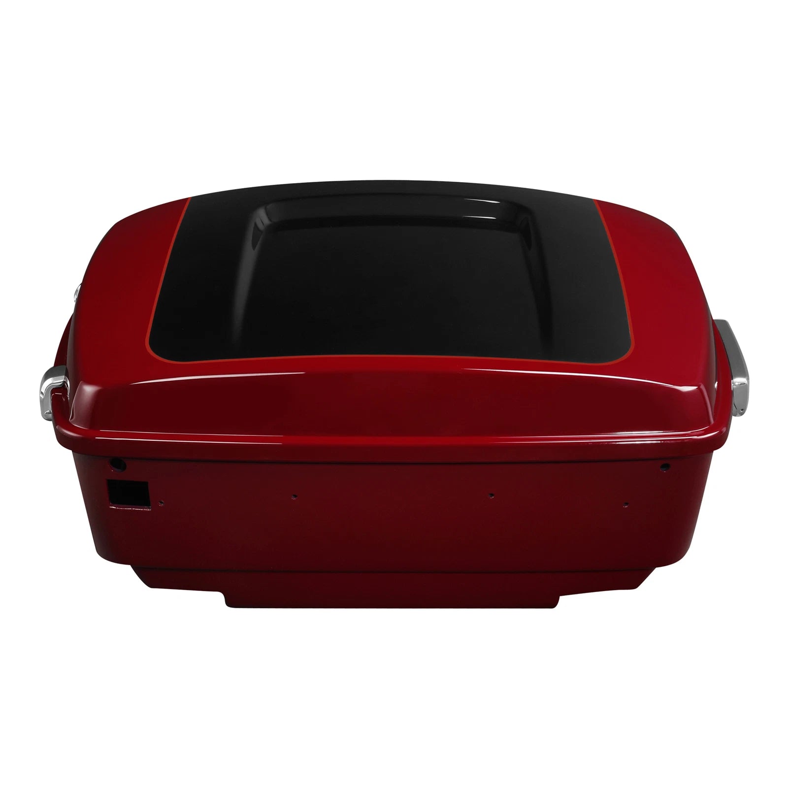 King Trunk for Harley Electra Glide (2014–2025) Billiard Red/Vivid Black