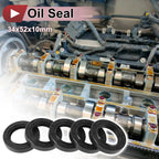 Set of 5 Rotary Shaft Oil Seals 34x52x10mm Nitrile Rubber 672668828663