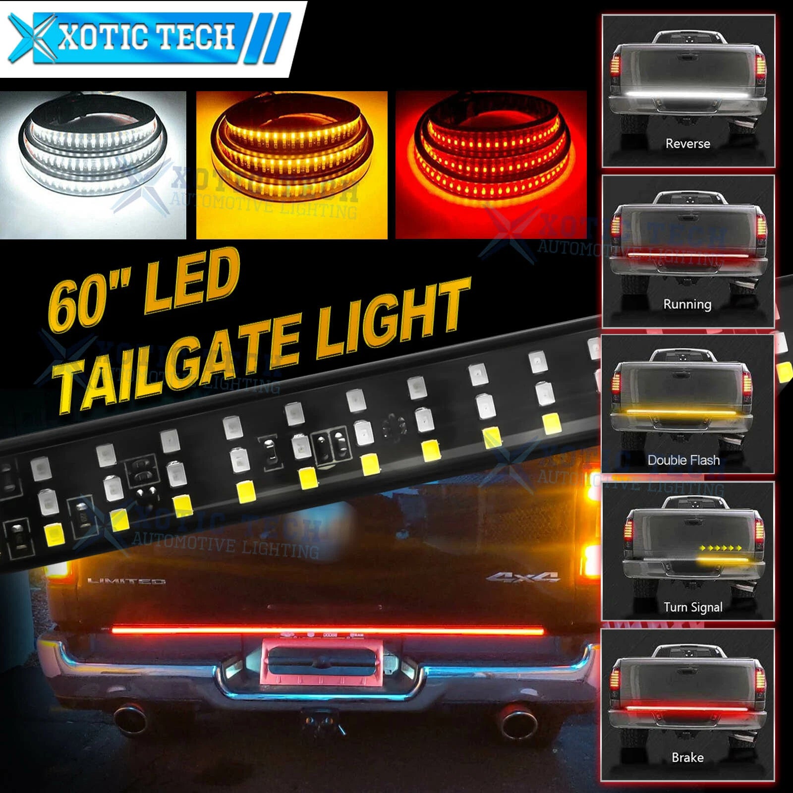 LED Tailgate Light Bar for Dodge Ram (2019–2024)