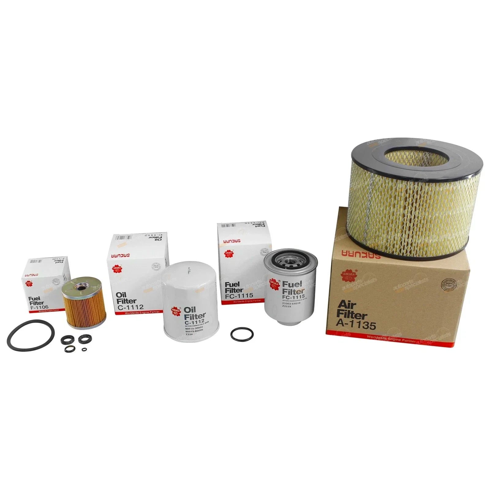 Air Oil & Fuel Filter Kit for Landcruiser HDJ79 (2001–2007)
