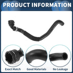 Radiator Hose for Audi A4 2.0L L4 (2005–2008) No. 8E1819371T Black