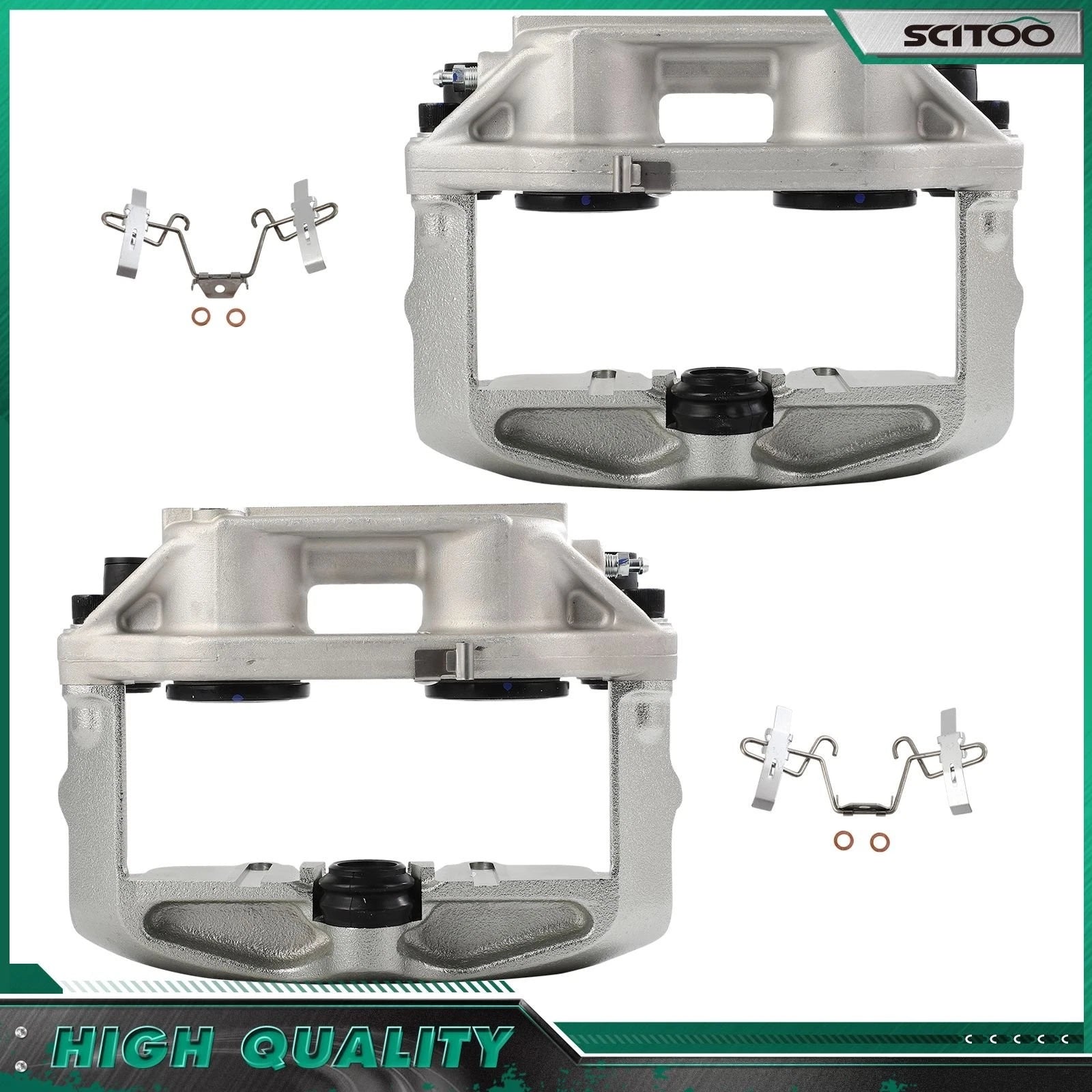 Front Pair Brake Calipers for Audi A8 Quattro (2001–2003) & Volkswagen Passat (2000–2004)