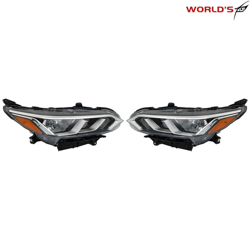 Set of 2 Halogen Headlights for Nissan Sentra (2020–2022)