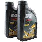 2X 1L Fuchs TITAN GT1 PRO C-3 SAE 5W-30 Engine Oil for Audi BMW VW