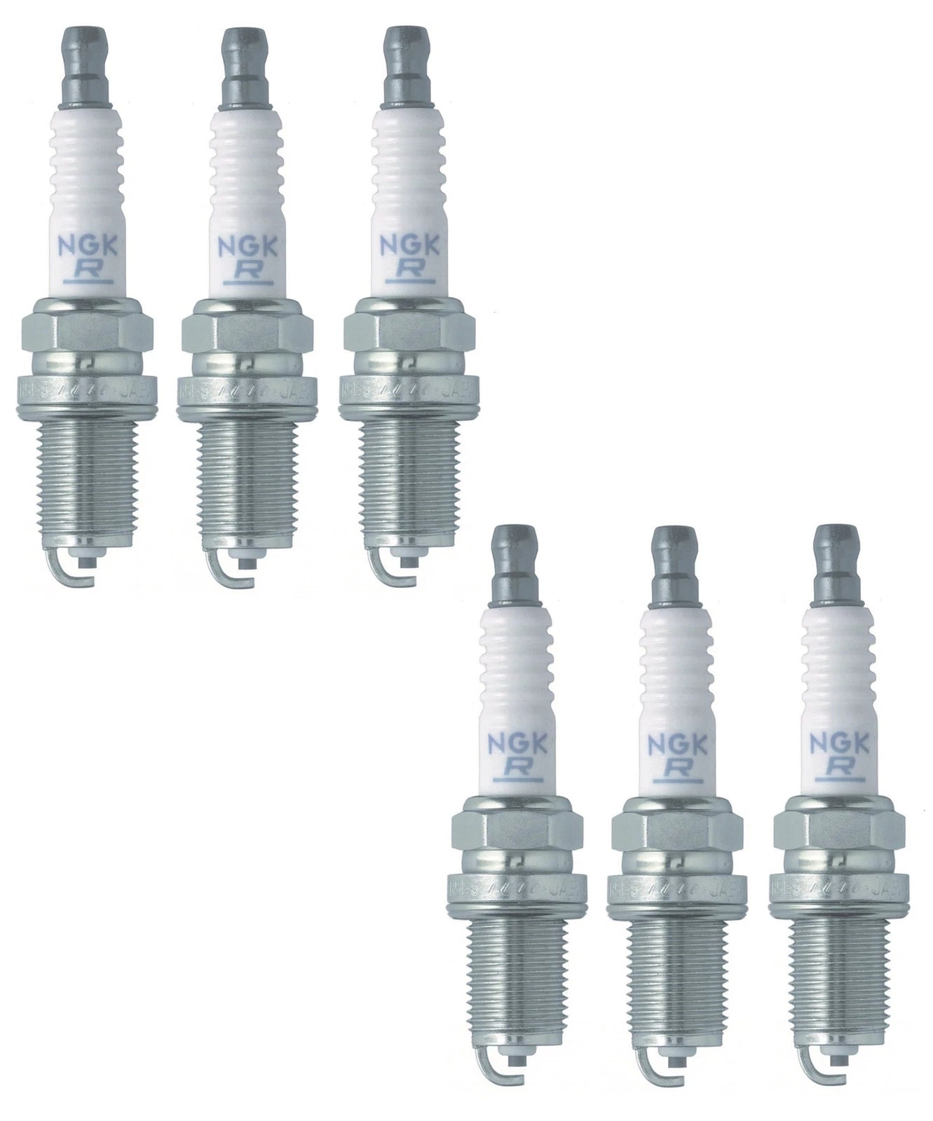 Set of 6 NGK V-Power Nickel Spark Plugs for Toyota Nissan Acura Lexus