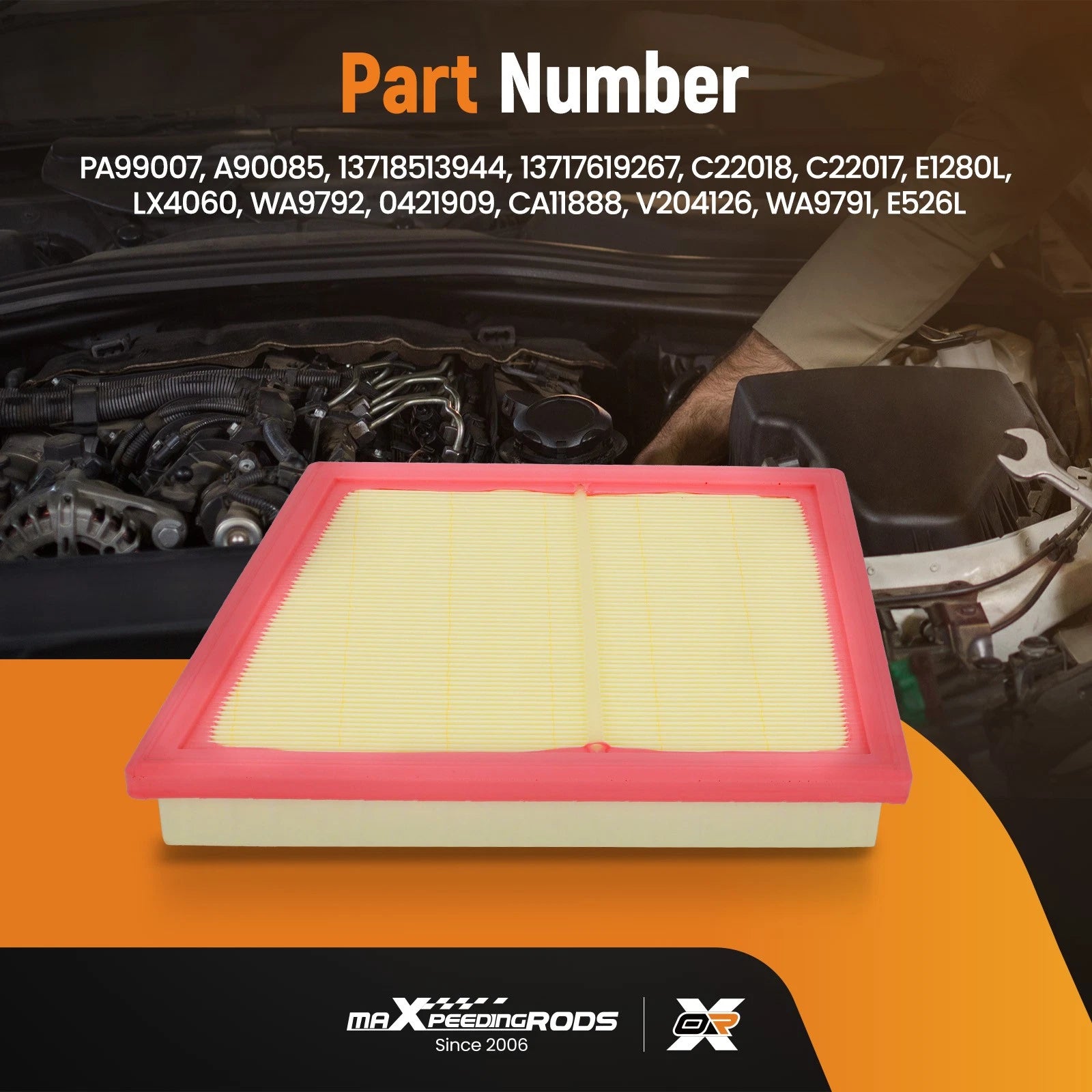 Engine Air Filter for Mini Cooper Clubman F54 (2014–2024) PA99007